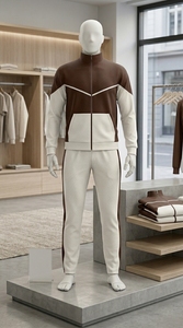 Ensemble de survêtement athlétique élégant pour hommes, vêtements de sport confortables à séchage rapide, tenue de jogging et d'entraînement pour la salle de sport - Product Image 5