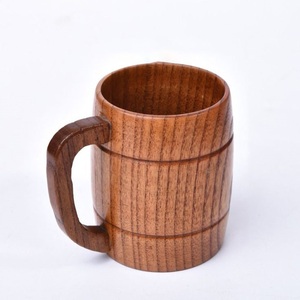 Wooden Mug Natural Finish Handmade Coffee Cup Rustic Style Eco Friendly Kitchen <b>Drinkware</b> With Best Quality - Product Image 2