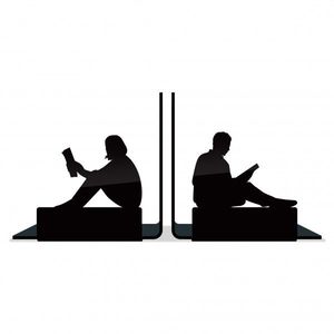 Serre-livres créatifs en métal noir en forme de monstre, silhouettes originales en fer pour la décoration de la maison, du bureau ou des étagères, à prix abordable - Product Image 5