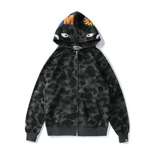 Sudadera con capucha para hombre 2026 de fabricante de ropa, con cremallera completa, bloques de color personalizados, 500 g/m², estilo urbano, estampado digital y logotipo bordado - Product Image 6