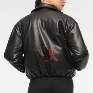 High Quality Women's Genuine Leather Windproof Waterproof Breathable Stylish Design Hot Selling Fashion Wear Jacket 2026 - Product Image 2