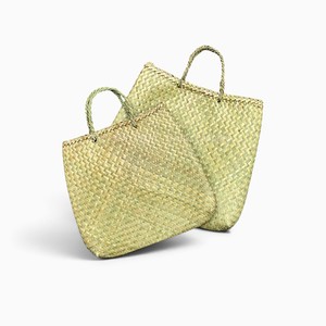 Bolsa de mano de paja trenzada al por mayor para exportación, estilo Maori, de lino, para playa, todos los tamaños, artesanía de fábrica original - Product Image 1