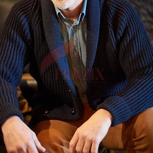 Cardigan en tricot confortable pour homme, manches longues, boutonné, doux, chaud, décontracté, pour le bureau et le travail - Product Image 6