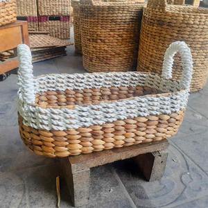 Panier de rangement artisanal naturel en gros, écologique, fabriqué au Vietnam - Product Image 3