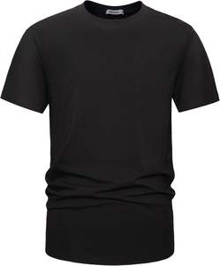 เสื้อยืดคอกลมผู้ชายสไตล์ลำลองสำหรับฤดูร้อน แขนสั้น ระบายอากาศได้ดี ผ้าฝ้ายเนื้อนุ่ม น้ำหนักเบา ทรงปกติ ใส่ได้ทุกวัน - Product Image 2