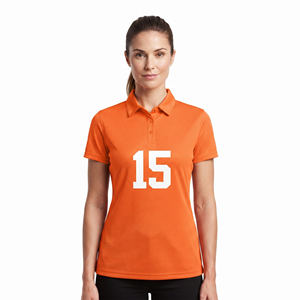 เสื้อโปโลกอล์ฟผู้หญิง OEM ออกแบบเองได้ คุณภาพสูง เสื้อกอล์ฟผู้หญิงสั่งทำพิเศษ ชุดกีฬาผู้หญิง เสื้อโปโลกอล์ฟสำหรับฝึกซ้อม - Product Image 6