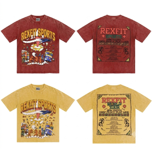 Camiseta de Manga Corta para Hombre REXFIT SPORTS, Estampada, Casual, Cuello Redondo, 100% Algodón, Corte Regular, Lavada, Tejida - Product Image 3