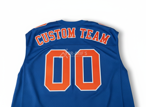 Maillot de football américain personnalisé pour équipe, col en V, manches courtes, sublimation, évacuation de l'humidité, vêtements de sport pour hommes - Product Image 6
