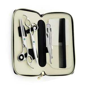 Juego de Tijeras de Peluquería Profesionales de Acero Inoxidable para Salón de Belleza, con Tijeras de Adelgazamiento y Herramientas de Belleza - Product Image 1