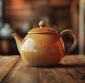 Tetera de estilo vintage con ribete acanalado, boquilla de vertido preciso, asa cómoda, cuerpo que retiene el calor, elección elegante para los amantes del té. - Product Image 6