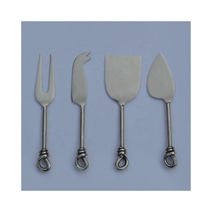 Couteaux à fromage en or électroplaqués avec manche en bois avec un Excellent nouveau design ensemble Unique de trancheuses à fromage en acier inoxydable - Product Image 1