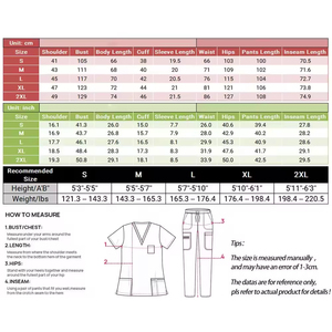Uniformes Médicos Antiarrugas y Transpirables para Hospital, Fáciles de Lavar, Uniformes Quirúrgicos para Mujer - Product Image 6