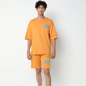 Ensemble de t-shirts pour hommes à manches courtes avec impression graphique personnalisée, vêtements d'été pour hommes, t-shirt à impression en relief et ensemble de shorts pour hommes - Product Image 1