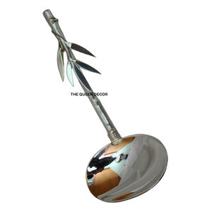 Juego de cubiertos de acero espejado negro de cinco piezas para servir ensaladas y comida china: cuchara, cuchillo y tenedor - Product Image 2