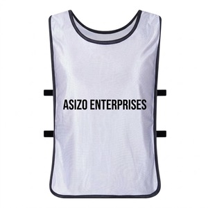 Customized Color Mesh <b>Training</b> <b>Bib</b> Number Heat-Transfer Printing Short Length Sports Vest Team Practice for Football Soccer - Product Image 5