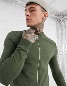 Punchin Sports hommes vert Baseball Bomber veste Offre Spéciale décontracté extérieur col à capuche support hiver tissu en état neuf - Product Image 3