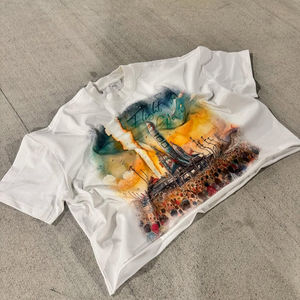 Camiseta Oversize 2026 de Algodón 100% Ecológico, Transpirable, de Secado Rápido, Antiarrugas, con Protección UV y Estampado Digital Estilo Urbano - Product Image 6