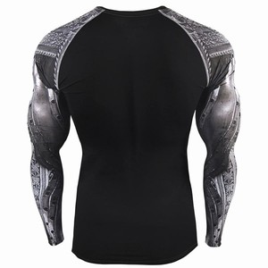 Rashguard tendance de qualité supérieure, sublimation personnalisée, manches longues, pour athlètes de MMA, nouvelle arrivée, durable, unisexe - Product Image 2