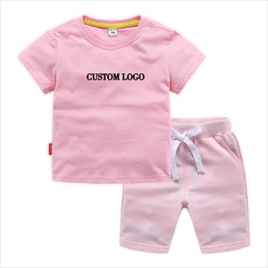 2026 New Arrival Best Quality Custom Kids 100%Cotton Breathable <b>Shirts</b> and Shorts Set Custom Comfortable Children's <b>Summer</b> Sets - Product Image 3