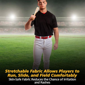 Pantalones de Béisbol Personalizados Profesionales, Ligeros y Transpirables, de Poliéster, para Clubes de Béisbol y Deportes - Product Image 5