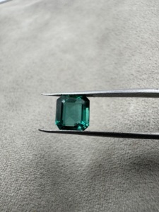 Aguamarina natural de corte hexagonal verde, piedra preciosa suelta para la fabricación de joyas - Product Image 5
