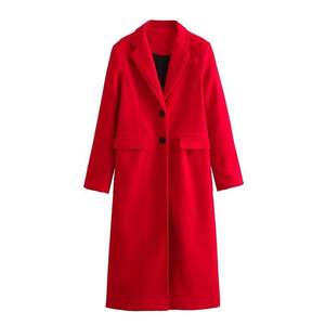 Top Quality Cotton <b>Wool</b> Blend Trench <b>Coat</b> Long <b>Double</b> <b>Breasted</b> Winter Overcoat Belted Warm Fashion Outwear For <b>Women</b> - Product Image 2