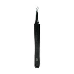 Herramienta Profesional UBI para el Cuidado de la Piel, Extractor de Puntos Negros y Espinillas, Acero con Alto Contenido de Carbono, Mango Ergonómico en Ángulo, Color Negro - Product Image 1