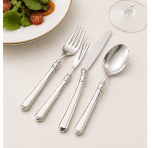 Juego de Cubiertos de Acero Inoxidable de Lujo, Acabado Satinado Moderno, para Bodas, Hoteles y Restaurantes, Juego de Cubiertos Premium en Oferta - Product Image 4