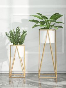Support de pot de fleurs en métal haut de gamme pour vendeurs indiens, avec pot inclus, design artisanal durable pour pots lourds et décoration intérieure élégante - Product Image 5
