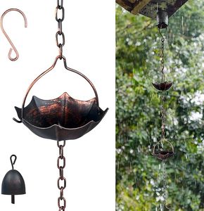 Cadena de Lluvia Decorativa de Hierro para Drenaje de Techos Exteriores y Accesorios Elegantes para Balcones, Fabricada por OEM - Product Image 5