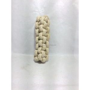 Jouet pour chien en corde de coton ananas, jouet à mâcher durable, accessoires interactifs d'entraînement pour animaux de compagnie - Product Image 3