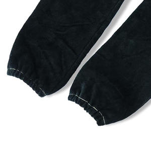 Heat Resistant Welding Gloves Cowhide Split Leather <b>Sleeve</b> Safety Protective Welding Leather <b>Sleeves</b> - Product Image 5