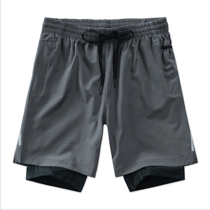 Men's Two in One <b>Running</b> <b>Shorts</b> Quick Dry Gym Athletic Workout <b>Shorts</b> for Men <b>with</b> <b>Phone</b> <b>Pockets</b> - Product Image 1
