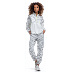 Camouflage 100% Nylon Windbreaker Tracksuit Women Zip Up Rain <b>Jackets</b> Waterproof Pants <b>Ladies</b> Hiking Mountain Tracksuits Womens - Product Image 4