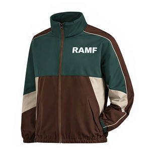 แจ็คเก็ตบอมเบอร์กันลมกันน้ำระบายอากาศได้ดี  สำหรับฤดูหนาว  หลากสี  โลโก้ด้านหน้า  ผ้าโพลีเอสเตอร์  สไตล์โค้ช  สตรีทแวร์  แฟชั่น  ใส่ได้ทั้งชายและหญิง - Product Image 2