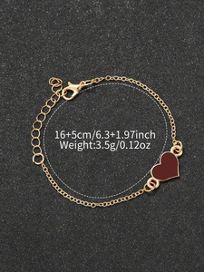 Montre en silicone pour femmes, avec cadran carré et montre-bracelet à Quartz élégante, 2 pièces/ensemble, B915 - Product Image 3