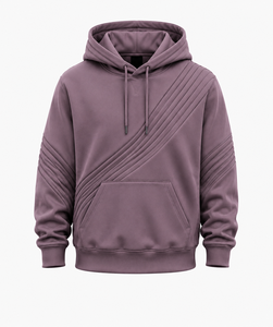 Sudadera con Capucha para Hombre, Estilo Urbano, Forro Polar, Tejido Transpirable de Algodón/Spandex, Corte Regular, Servicio ODM Premium - Product Image 4