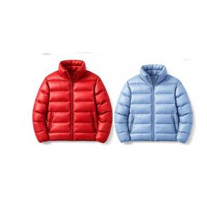 Nouvelles vestes matelassées pour femmes, best-sellers, style court / col long, manches longues, couleur bleue, prix de gros, OEM - Product Image 1