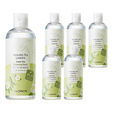 Confezione da 6 The Saem Healing Tea Garden Acqua Detergente al Tè Verde 300ml con Glicerina per il Viso - Sconto - Product Image 1