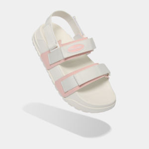 Sandales décontractées à plateforme pour fille, légères, à séchage rapide, avec bride de talon amovible, à brides croisées, bout ouvert et empeigne en nylon, couleur blanche - Product Image 4