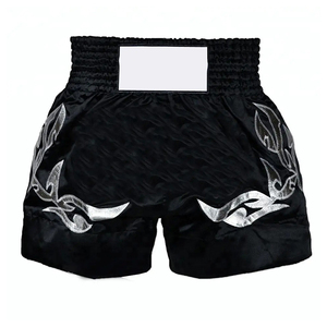 Custom Plain Dyed Muay Thai MMA <b>Shorts</b> for Men Breathable Canvas Mid Waist Solid Casual <b>Waterproof</b> Eco-Friendly - Product Image 6