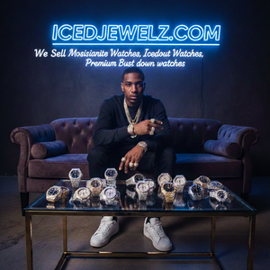 Fournisseur professionnel de montres en diamants cultivés en laboratoire pour hommes, usage professionnel, verre 20 mm, mouvement à quartz, style luxueux, prix d'usine, Inde - Product Image 2