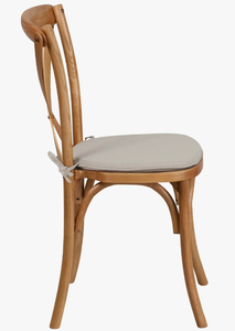 Silla de comedor de madera marrón y verde azulado de estilo simple y alta calidad para hoteles, con asiento acolchado, precio al por mayor. - Product Image 4