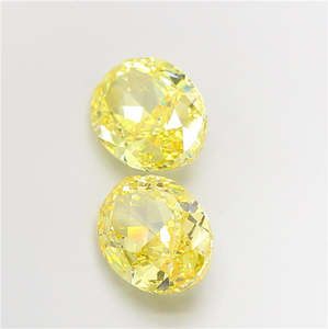Oval Cut Fancy Intense Yellow Fine Jewelry Lab Grown Diamonds CVD Certified Loose Gemstones Sparkling Luxury Stone - Product Image 3