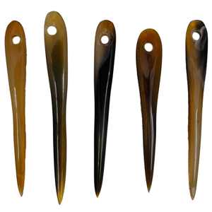 Aiguille à tricoter en corne de buffle au design unique, avec grande ouverture, en métal, qualité export, fournisseur en gros - Product Image 3