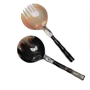 Utensilios para Ensalada Modernos de 11 Pulgadas Recubiertos de Resina Ecológica, Aptos para Lavavajillas, Hechos en India, Más Vendidos - Product Image 4