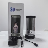 Hologrammes interactifs numériques Ai Holo, boîtes lumineuses publicitaires Android de 5,5 pouces, technologie innovante pour l'équipement