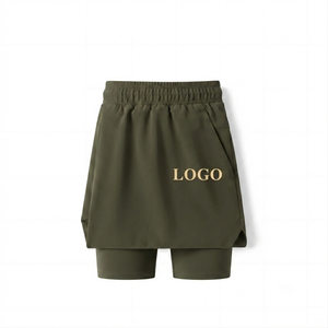 Pantalones Cortos Deportivos de Primera Calidad para Hombre, Talla Grande, Transpirables, de Cintura Alta, 2 en 1, para Correr, Hacer Ejercicio, Gimnasio - Product Image 4