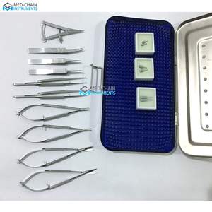 Juego de Instrumentos Microquirúrgicos Básicos SUN de 15 Piezas, Kit de Instrumentos Médicos de Microcirugía de Acero Inoxidable, Herramienta Reutilizable - Product Image 4