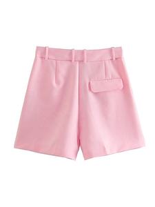 Shorts Casuales Plisados de Cintura Alta para Mujer, Moda de Verano, Venta al Por Mayor - Product Image 4